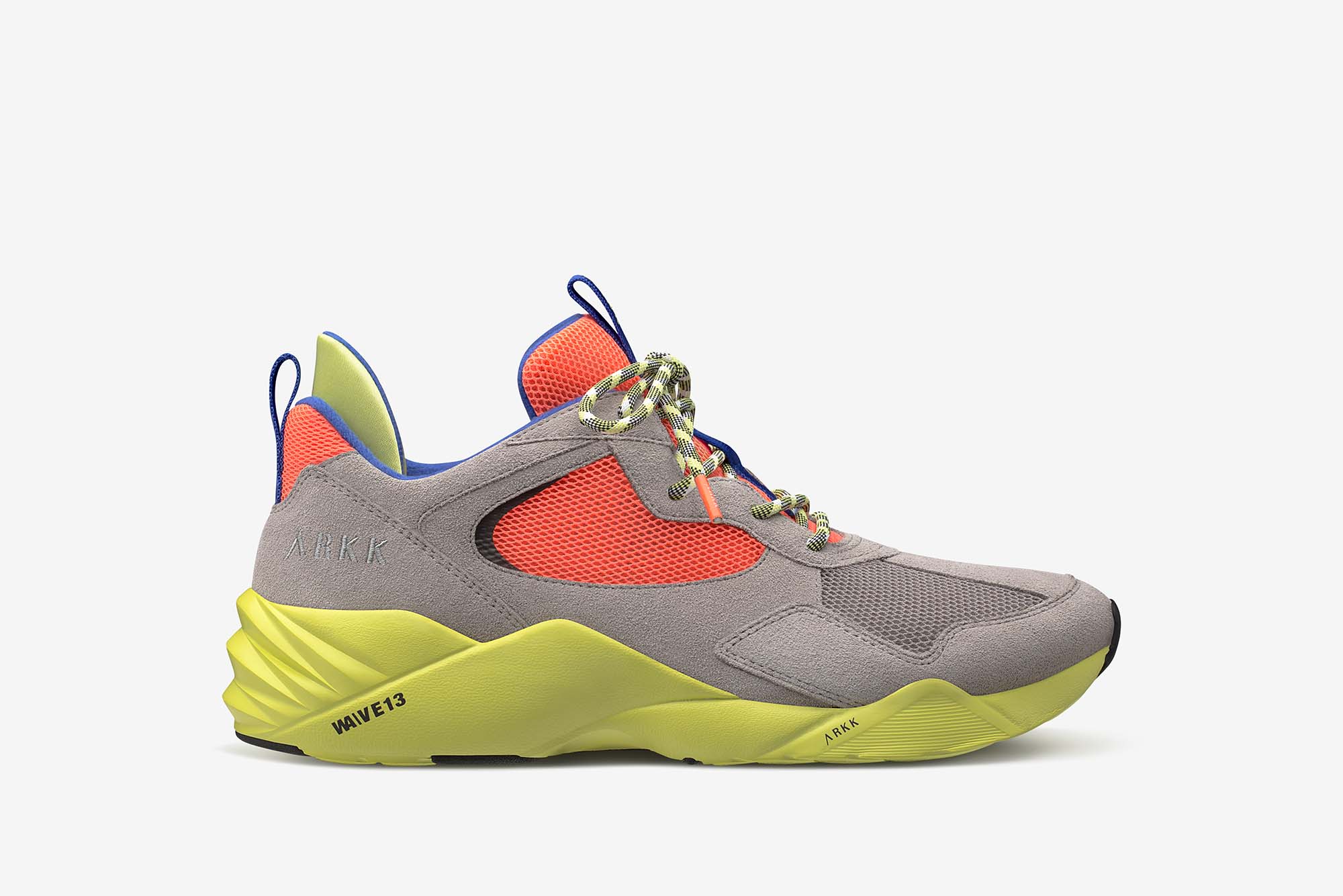 ARKK Collection Kanetyk Suede W13 Ash Neon Lime - Women Kanetyk